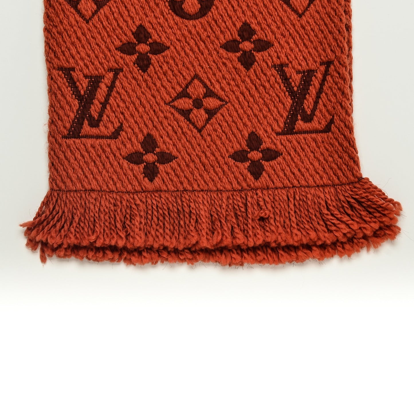 Wool Silk Logomania Scarf Orient