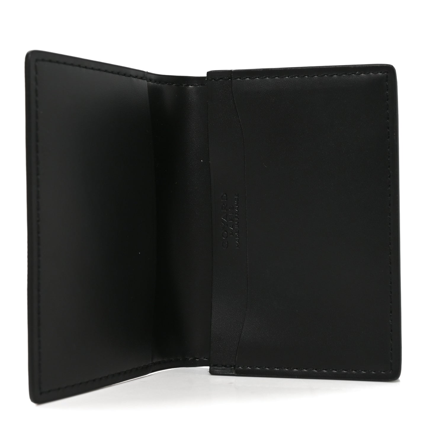 Goyardine Business Card Holder Black
