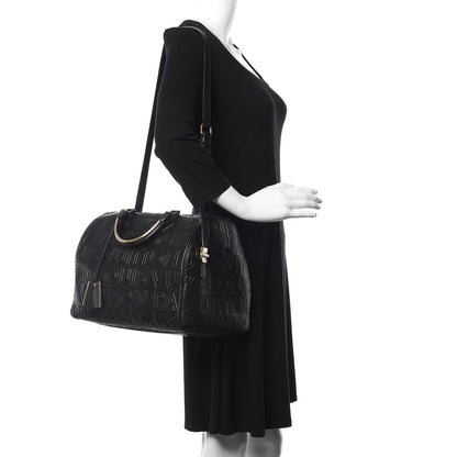 Louis Vuitton Calfskin Embossed Speedy Cube 30 Black 2 of 14