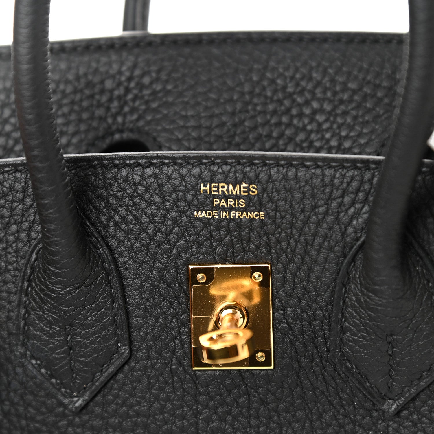 Hermes Togo Birkin 25 Black 5 of 11
