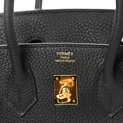 Hermes Togo Birkin 25 Black 5 of 11