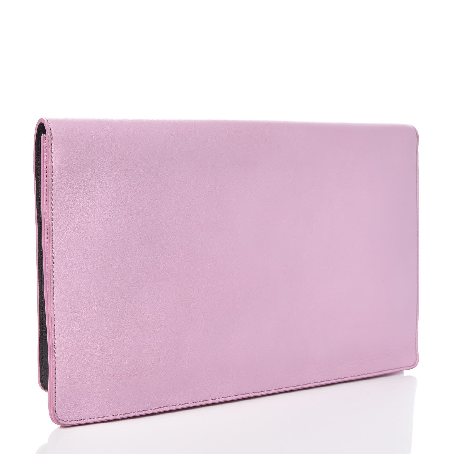 Fendi Vitello Flamingo Tube Macro Clutch Lavanda 3 of 8