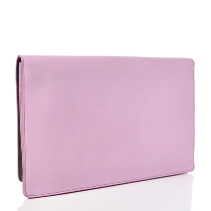 Fendi Vitello Flamingo Tube Macro Clutch Lavanda 3 of 8