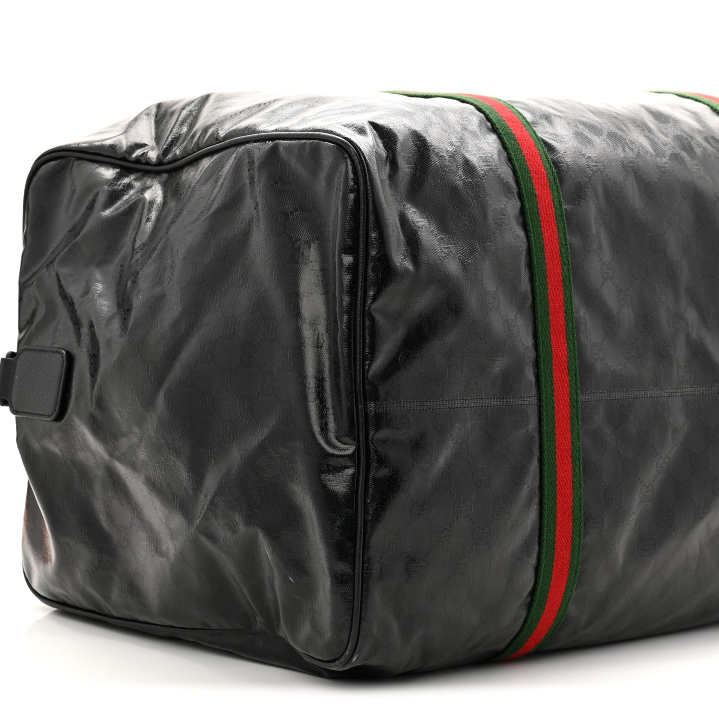Crystal Monogram Web Large Duffle Bag Black