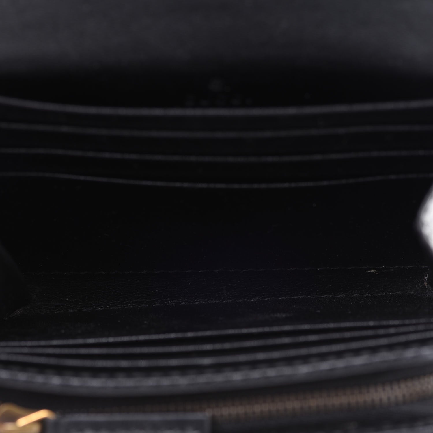 Gucci Calfskin Matelasse GG Marmont Medium Wallet Black 6 of 10