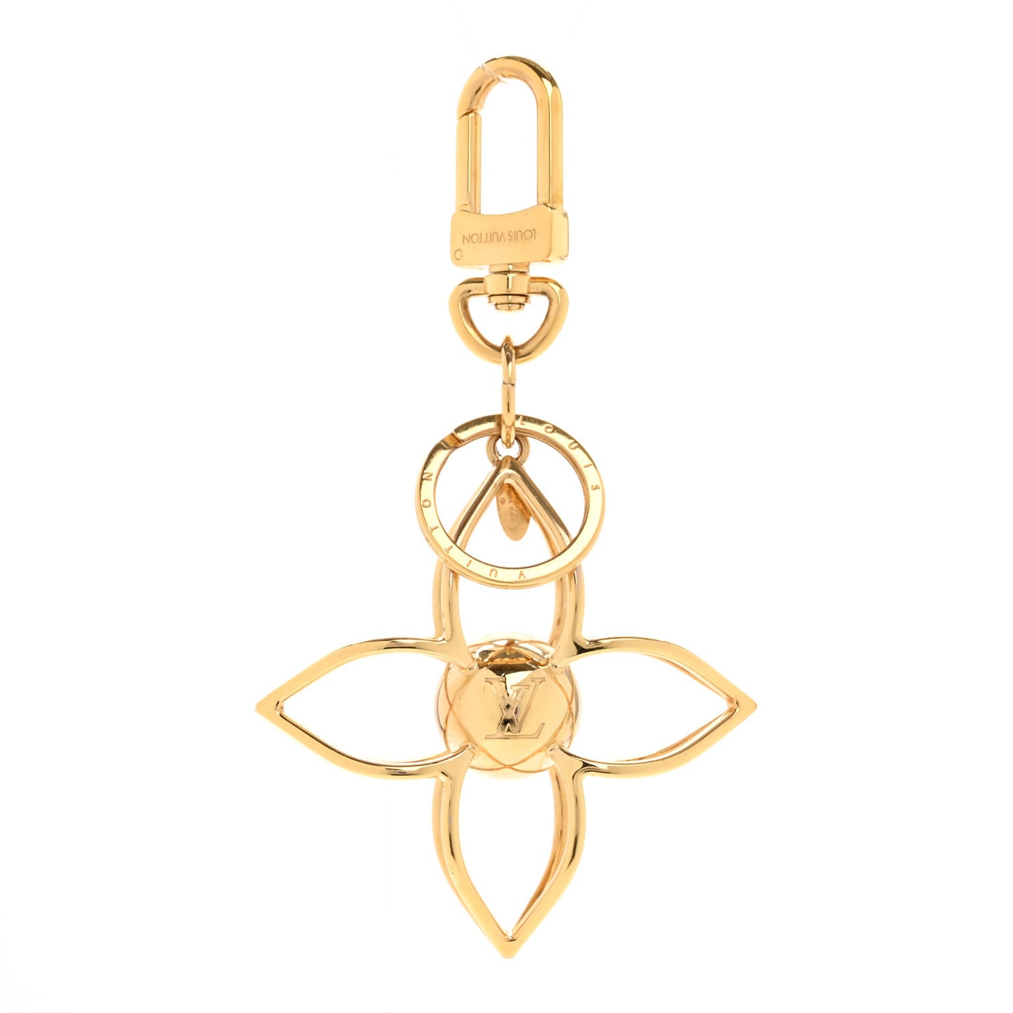 Sphere Bag Charm Gold