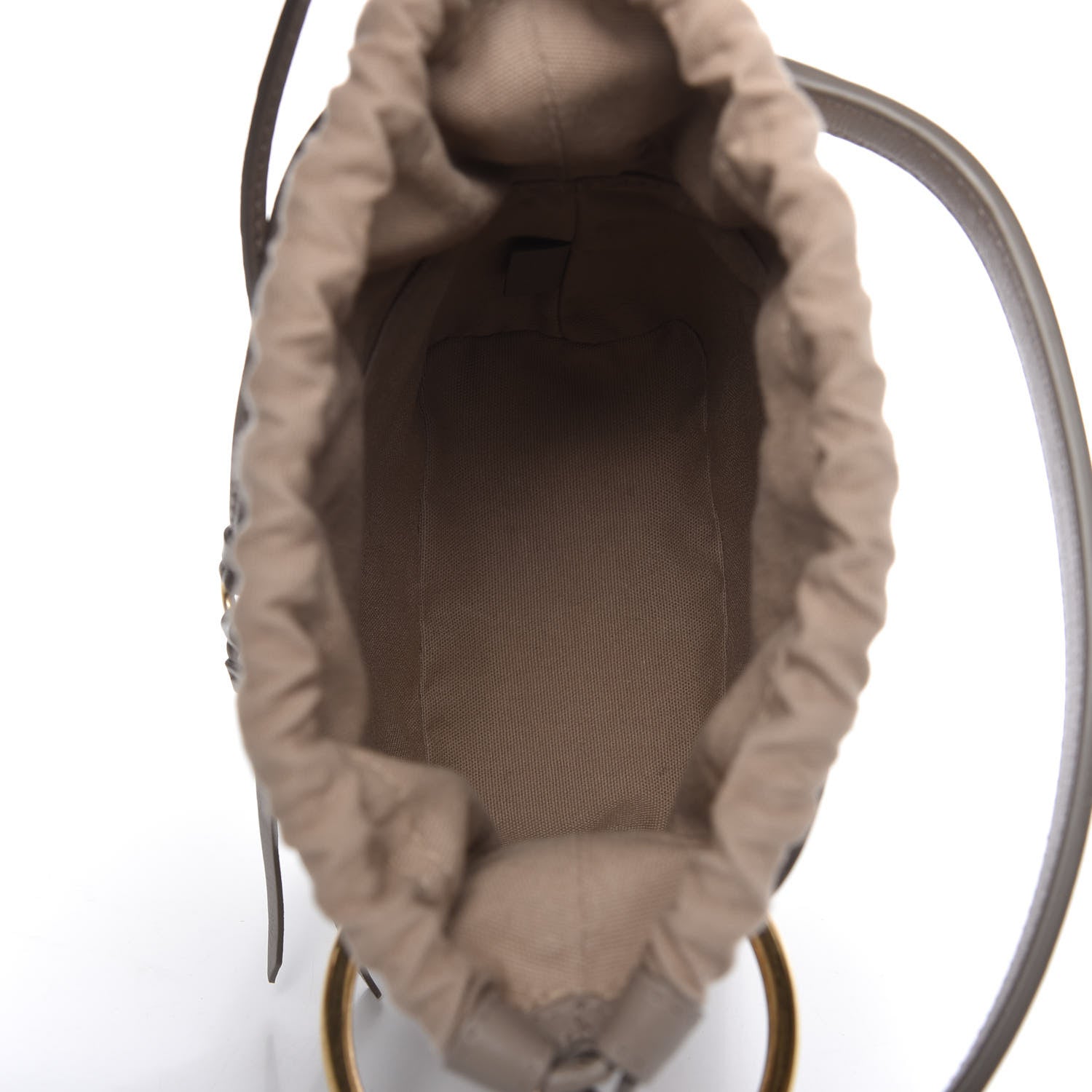 Chloe Smooth Calfskin Mini Roy Bucket Bag Motty Grey 5 of 9