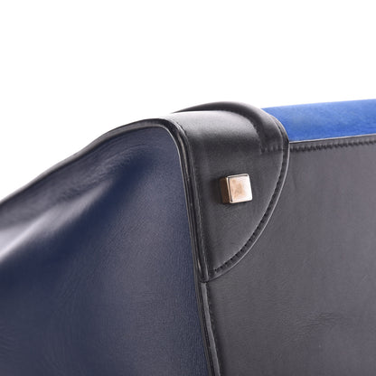 Celine Nubuck Calfskin Suede Mini Tri-Color Luggage Bright Blue 15 of 18