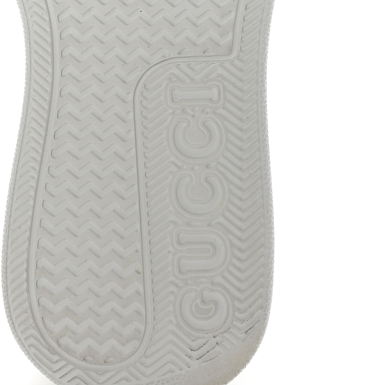 Gucci Calfskin GG Tennis Embossed Perforated Womens Platform 55mm Sneakers 38.5 Great White 6 of 7