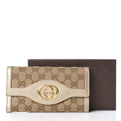 Gucci Monogram Sukey Continental Wallet Champagne 12 of 12