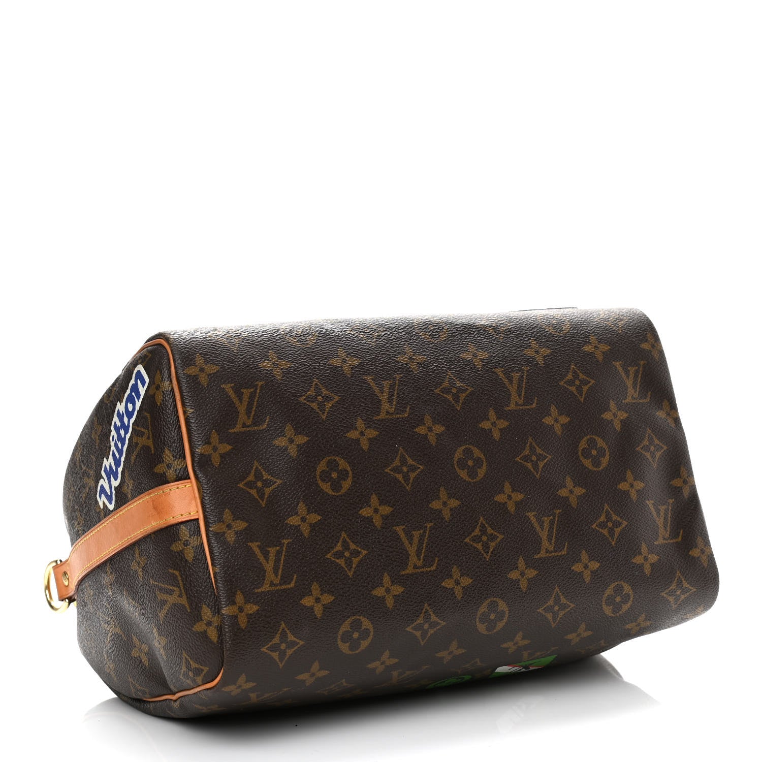 Louis Vuitton Monogram Patches Speedy Bandouliere 30 4 of 17