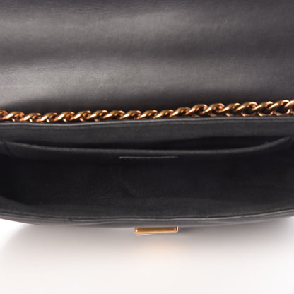 Louis Vuitton Calfskin New Wave Chain MM Black 7 of 10