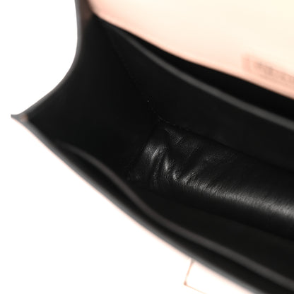 Prada Spazzolato Soft Calf Cahier Chain Wristlet Clutch Pesca 11 of 15