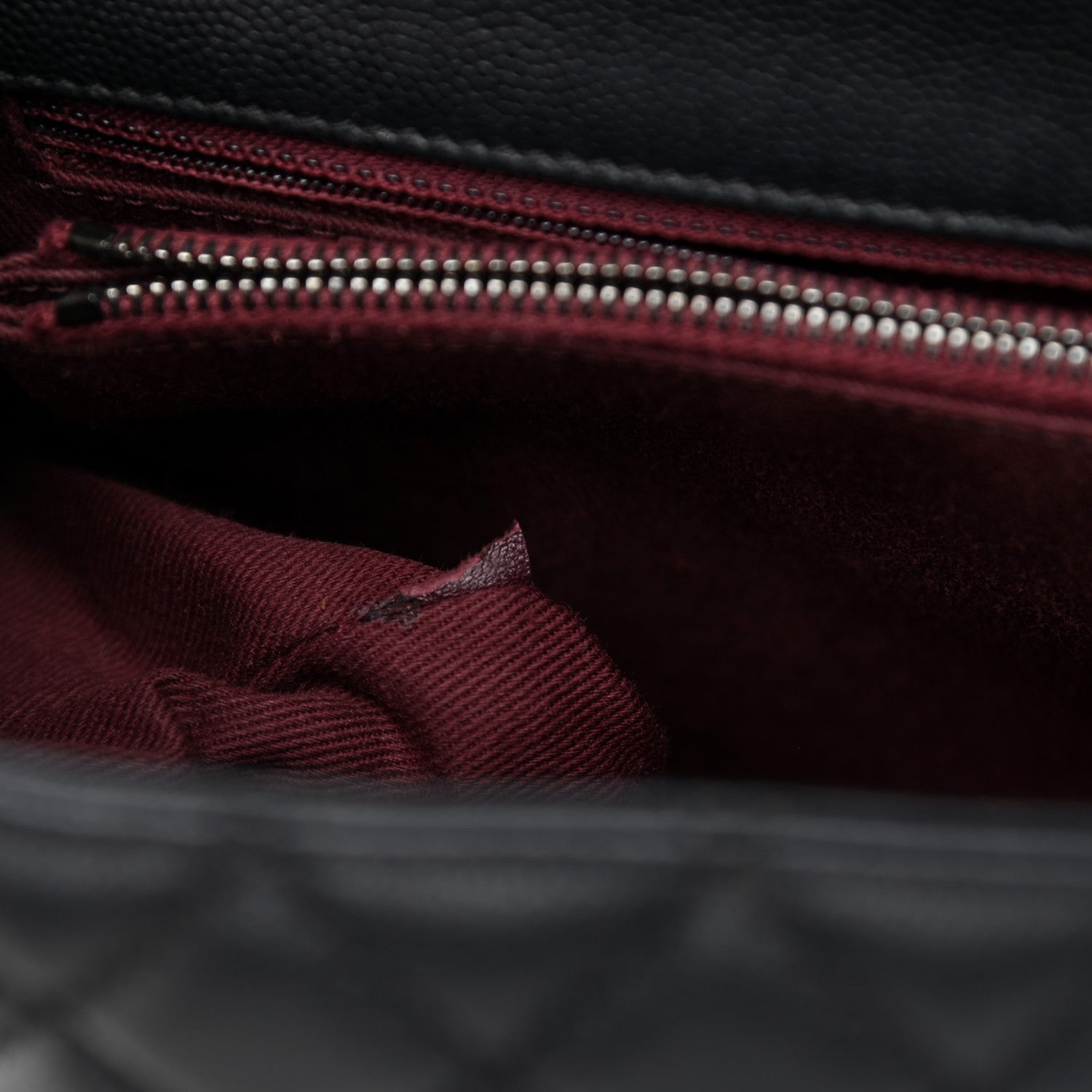 Chanel Caviar Quilted Small Coco Handle Flap Black 6 of 9