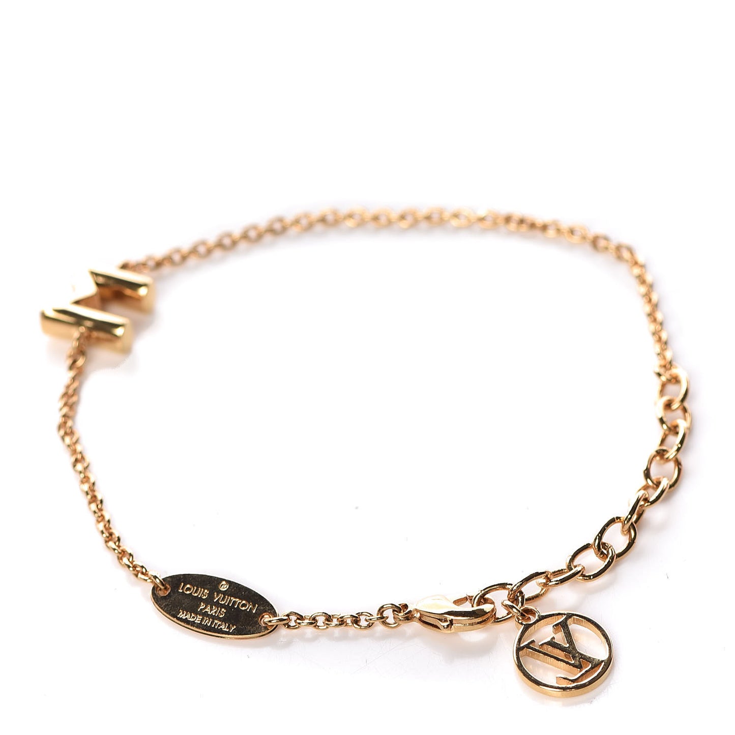 LV And Me Letter M Bracelet Gold