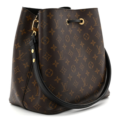 Louis Vuitton Monogram Neonoe MM Black 3 of 15