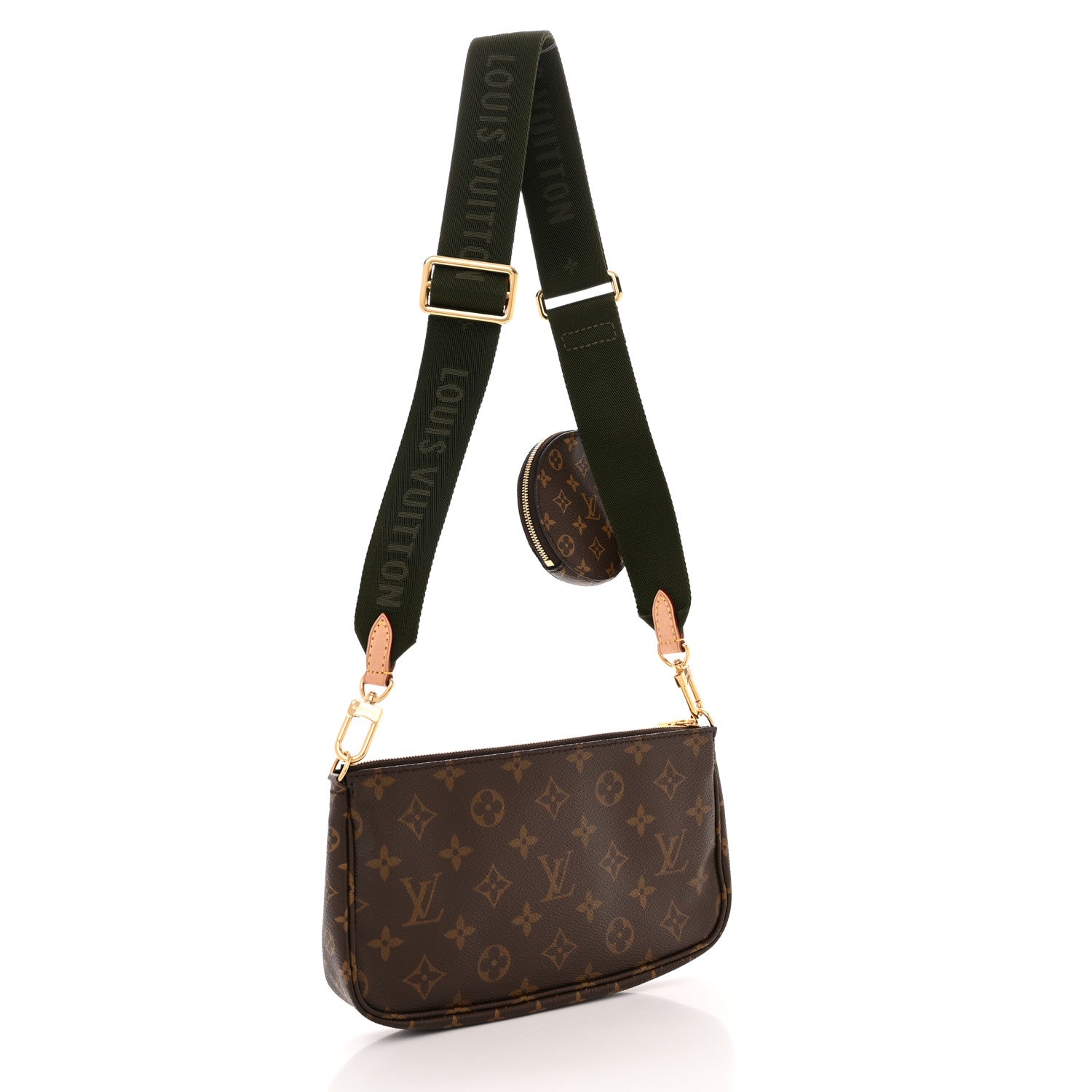 Louis Vuitton Monogram Multi Pochette Accessories Large Pochette Kaki 3 of 13