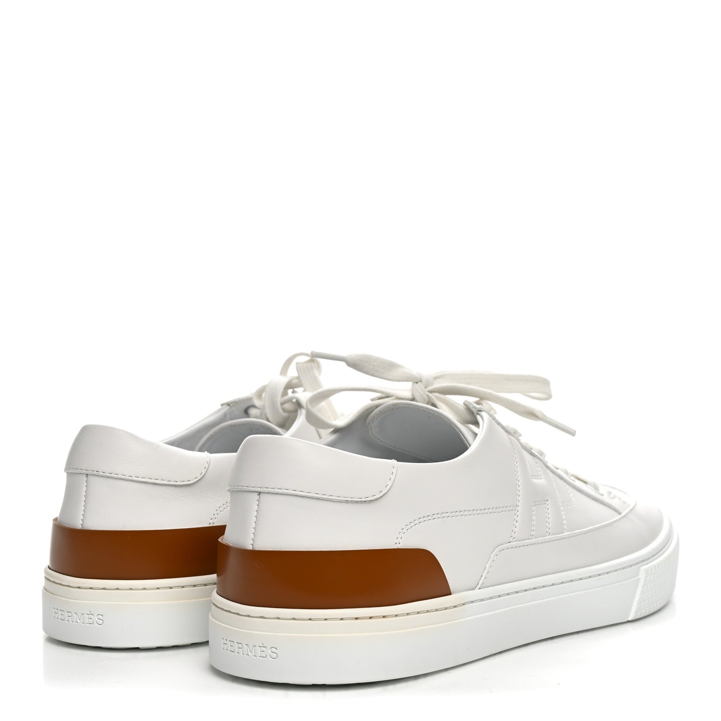 Calfskin Mens Deep Sneakers 44 White Gold