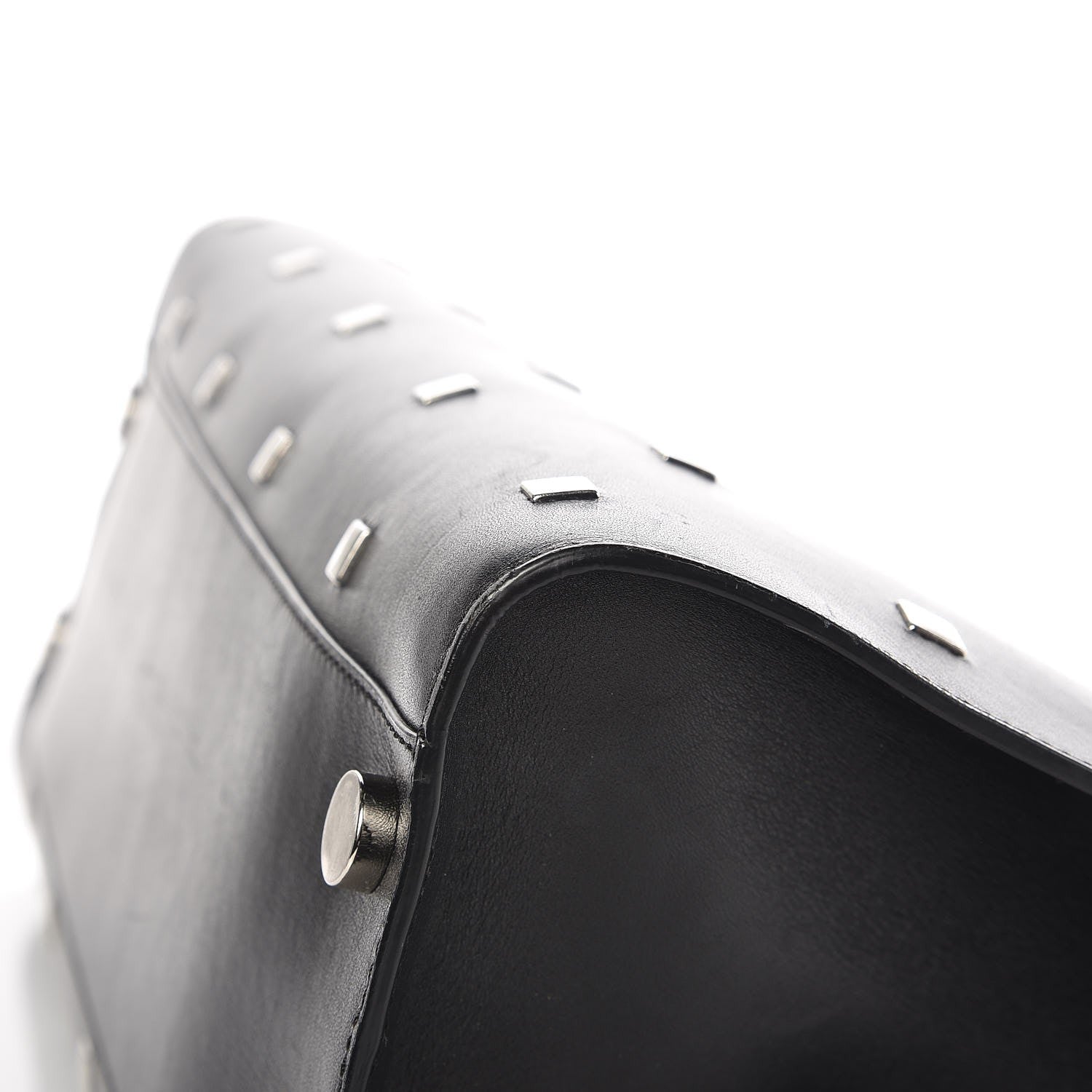 Jimmy Choo Calfskin Studded Riley Tote Black 11 of 11