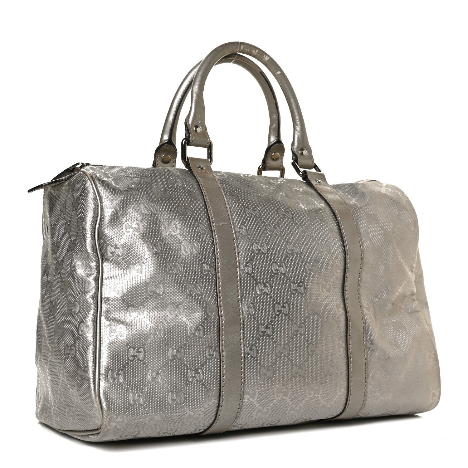 Gucci Imprime Monogram Medium Joy Boston Silver 2 of 19