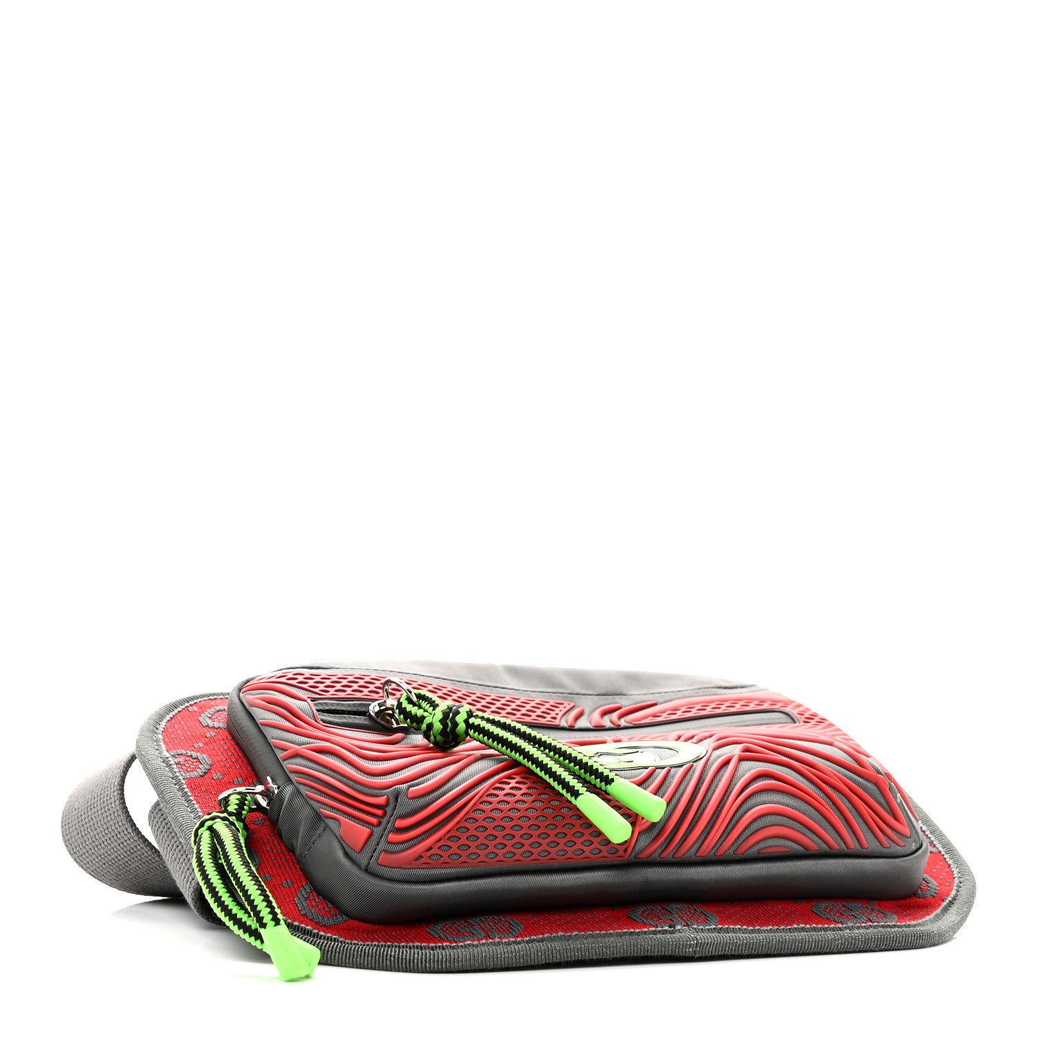Gucci Jersey GG Monogram All Over Sporty Belt Bag Green Grey Multicolor 4 of 11