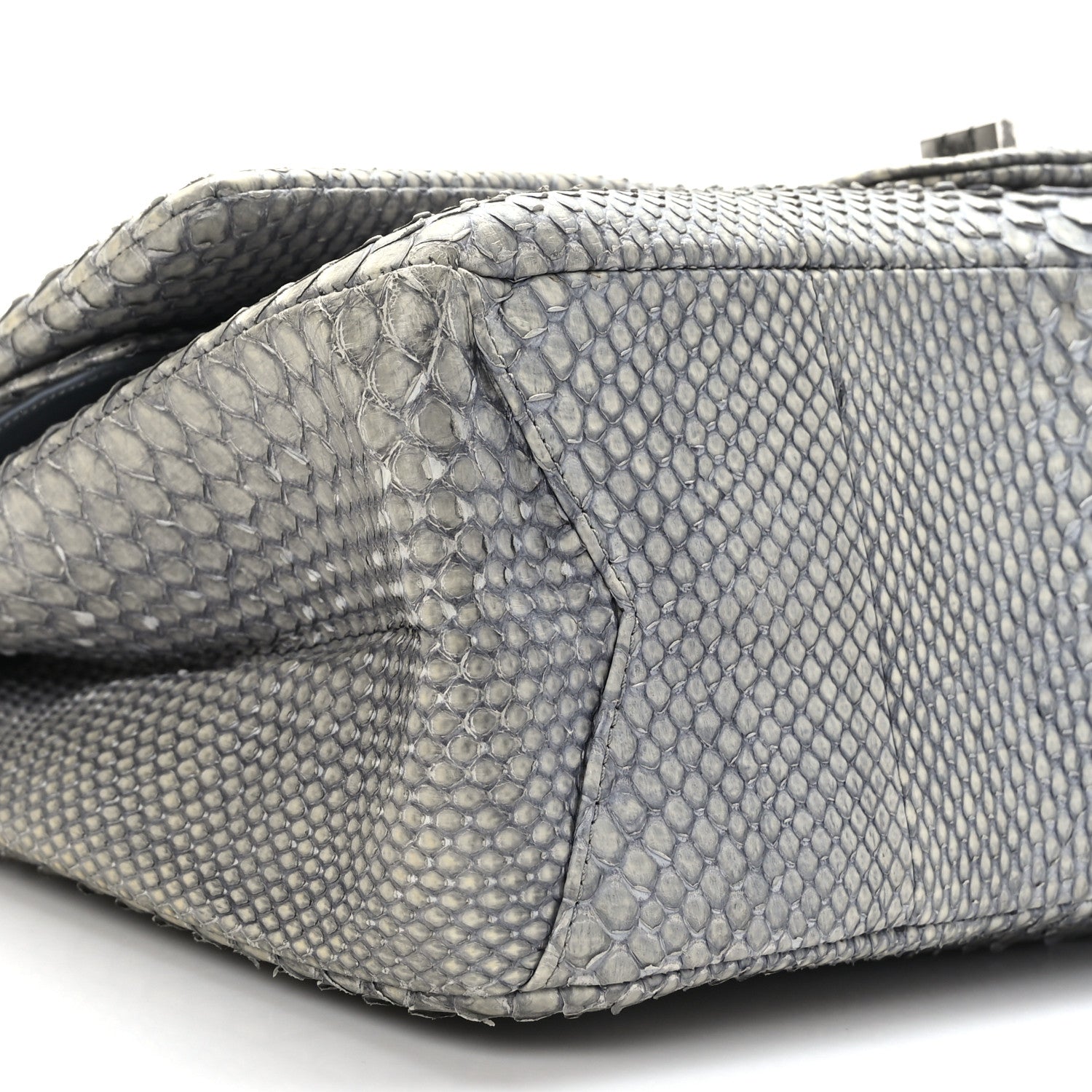 Chanel Snakeskin 2.55 Reissue 228 Flap Light Blue 8 of 9