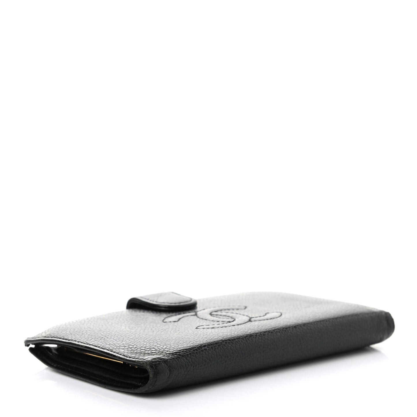 Caviar Timeless CC French Wallet Black