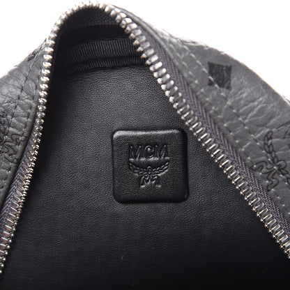 MCM Visetos Small Side Stud Stark Backpack Phantom Grey 7 of 9