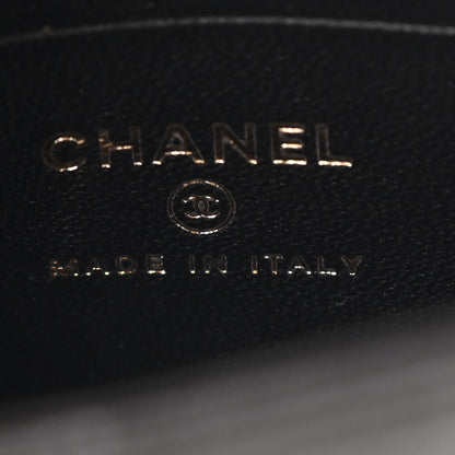 Chanel Lambskin Enamel Quilted Mini Top Handle Flap Black 6 of 12