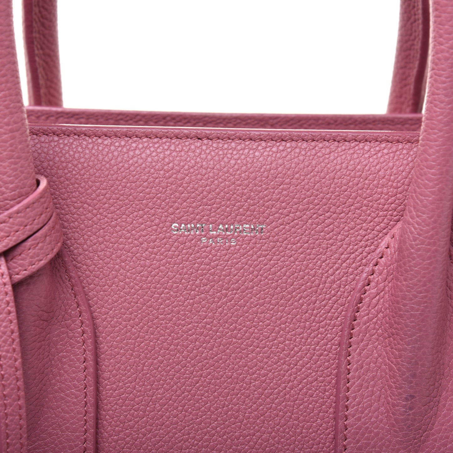 Grained Calfskin Small Sac De Jour Dark Rose