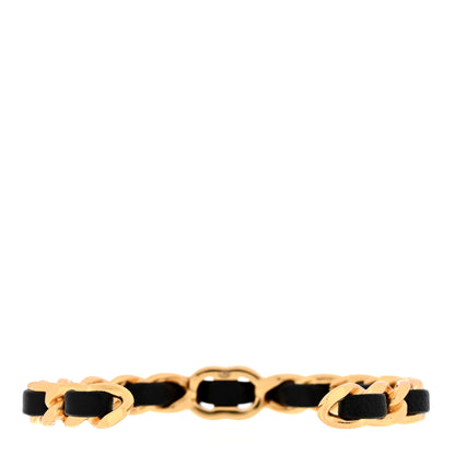 Chanel Lambskin CC Turnlock Chain Bracelet Black 2 of 3