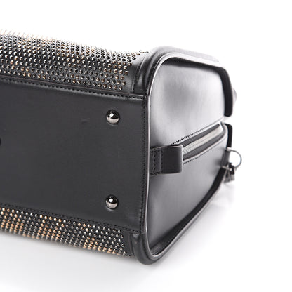 MCM Calfskin Balam Spitze Boston Bag Black 8 of 8
