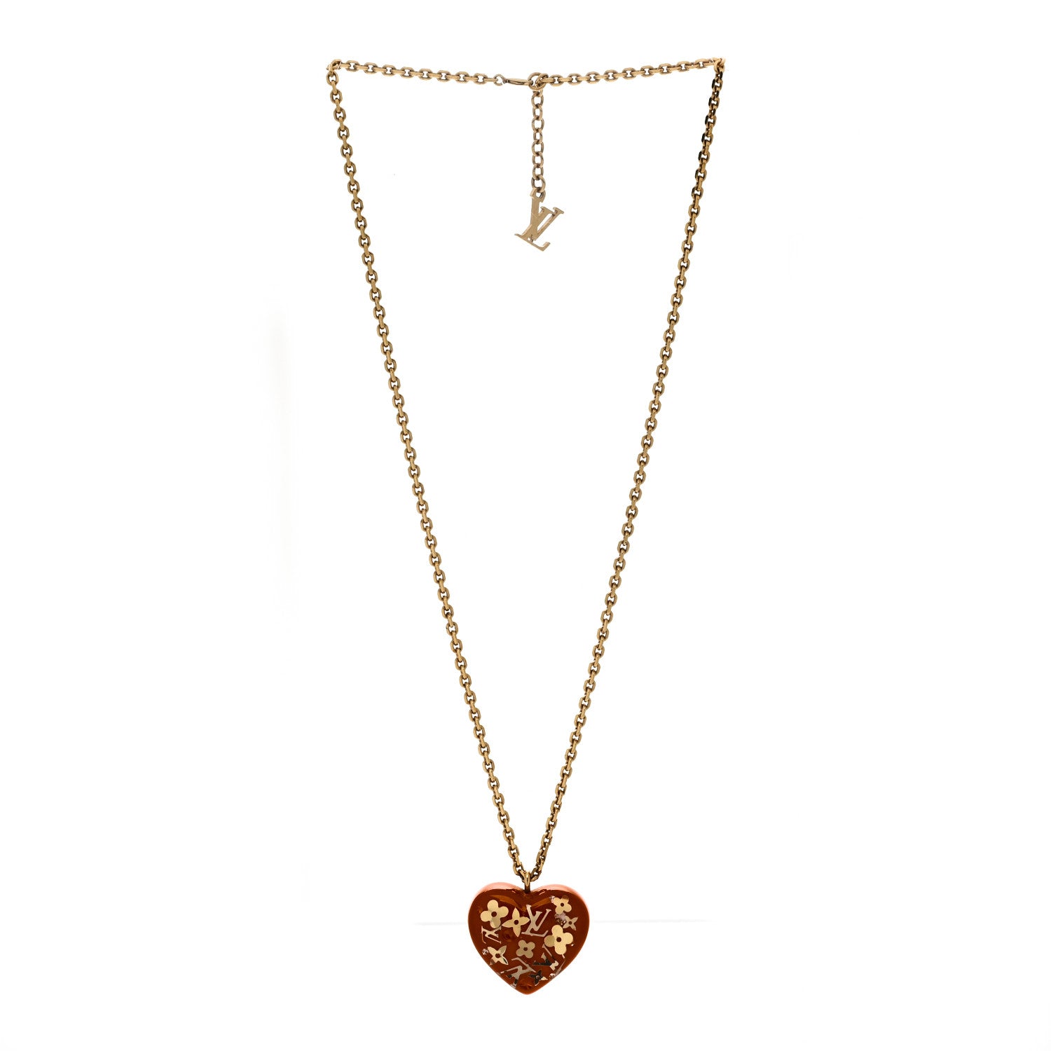 Louis Vuitton Inclusion Heart Necklace Pomme D'Amour 3 of 6