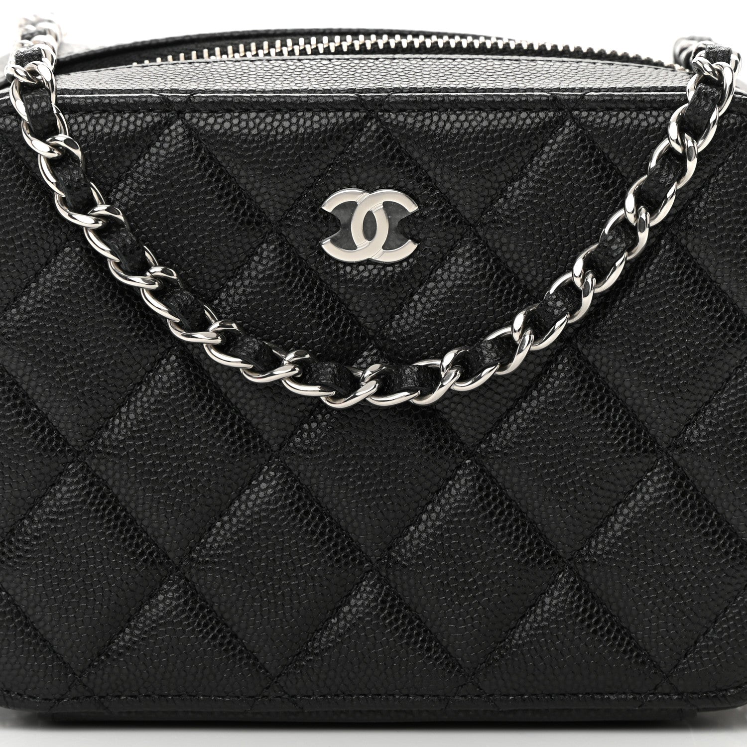 Chanel Caviar Quilted Camera Bag Black 8 of 12