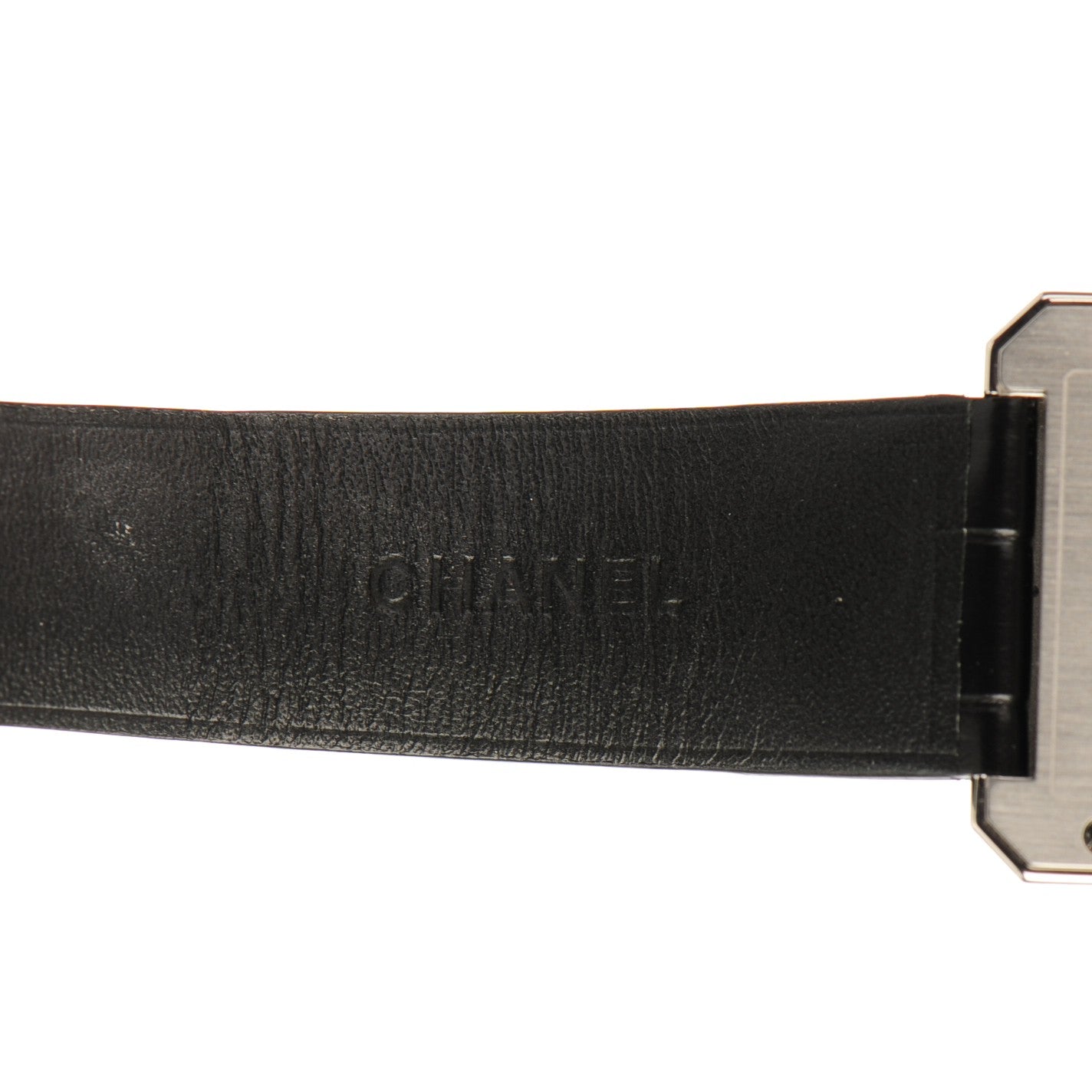 Chanel Stainless Steel Alligator 26mm Boy-Friend Quartz Watch Black 8 of 10