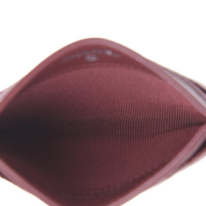 Chanel Lambskin Quilted Card Holder Burgundy 4 of 11