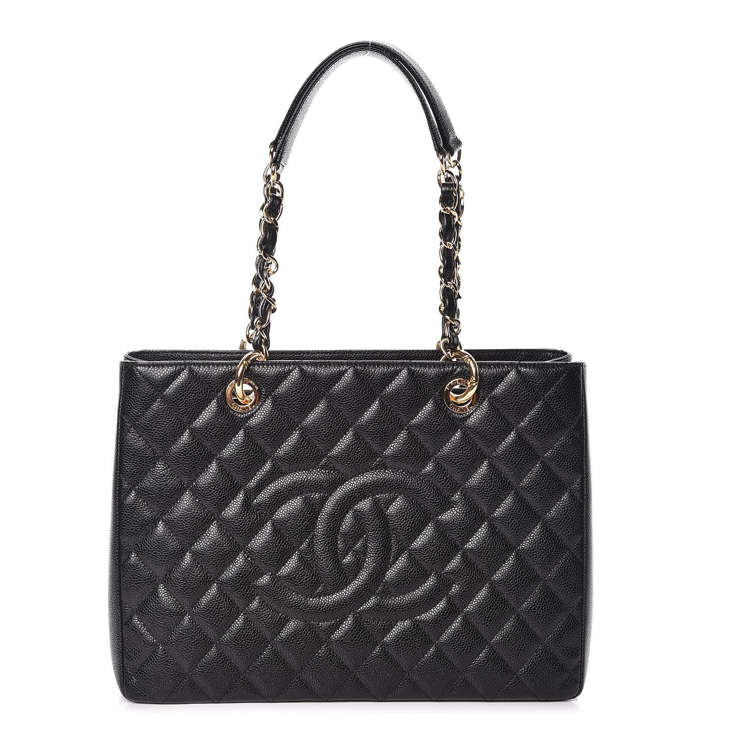 Chanel Caviar Quilted Grand Shopping Tote GST Black 1 of 10