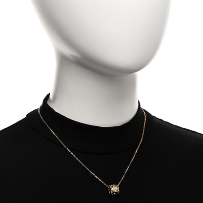 Van Cleef & Arpels 18K Yellow Gold Diamond Small Perlee Clovers Pendant Necklace 2 of 5