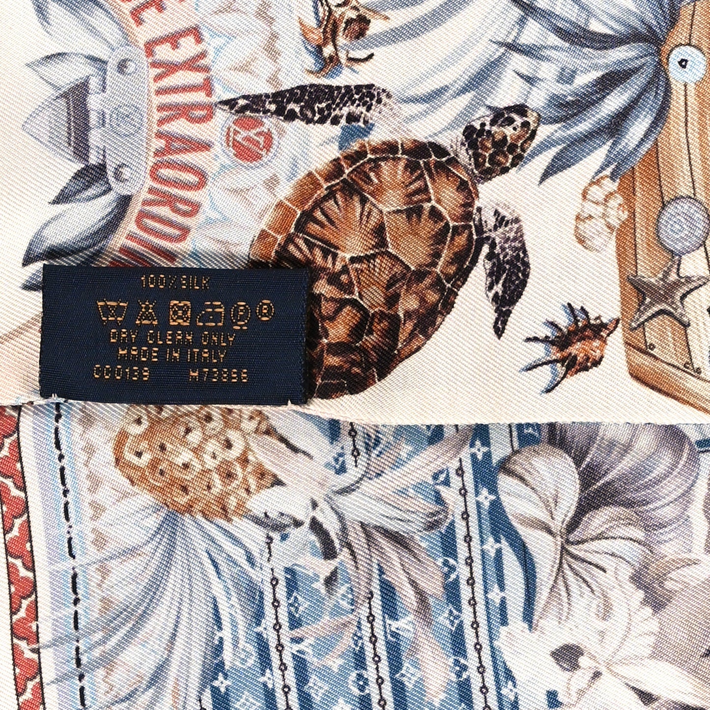 Silk Voyage Extraordinaire Bandeau Blue Grey