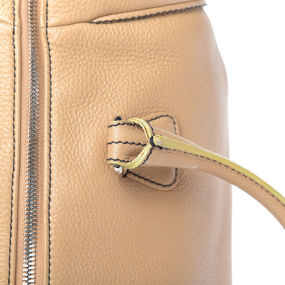Chanel Calfskin Tassel Bowler Beige 10 of 15
