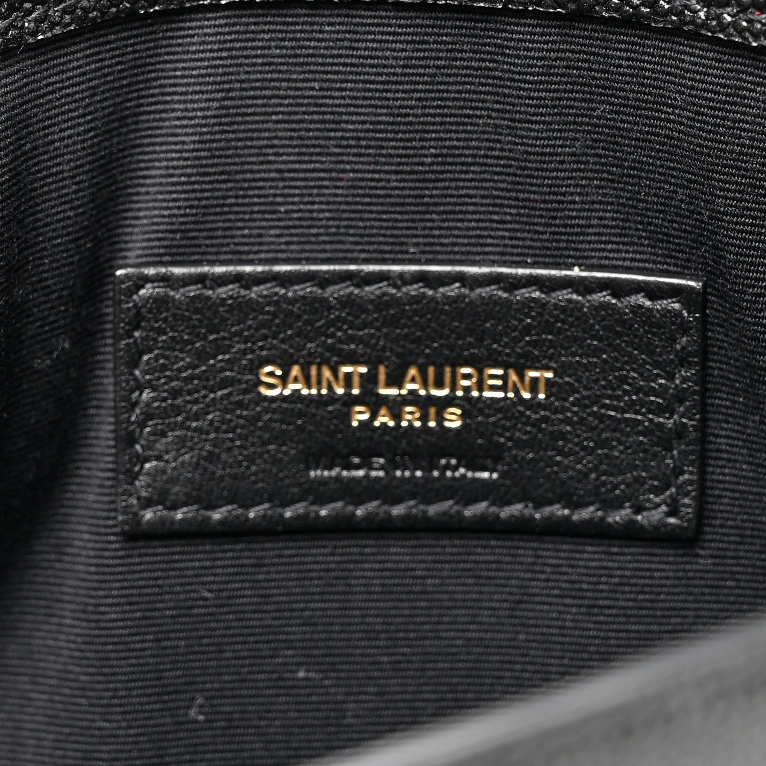 Saint Laurent Grain De Poudre Uptown Pouch Black 6 of 8