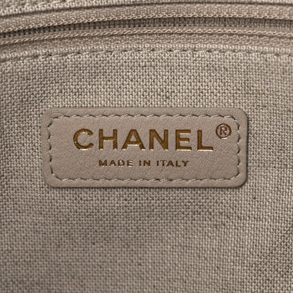 Chanel Mixed Fibers Small Deauville Tote Beige Black 8 of 12