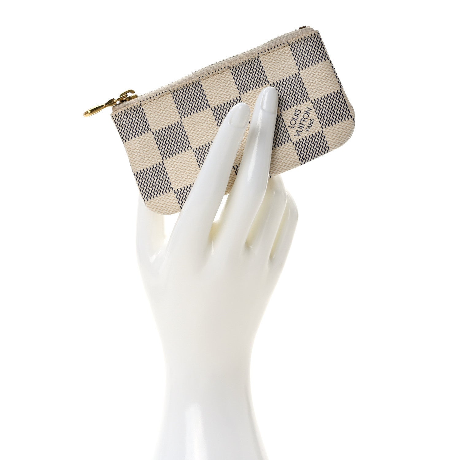 Louis Vuitton Damier Azur Key Pouch 2 of 6