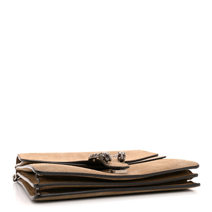 Gucci Suede Medium Dionysus Shoulder Bag Taupe 4 of 11
