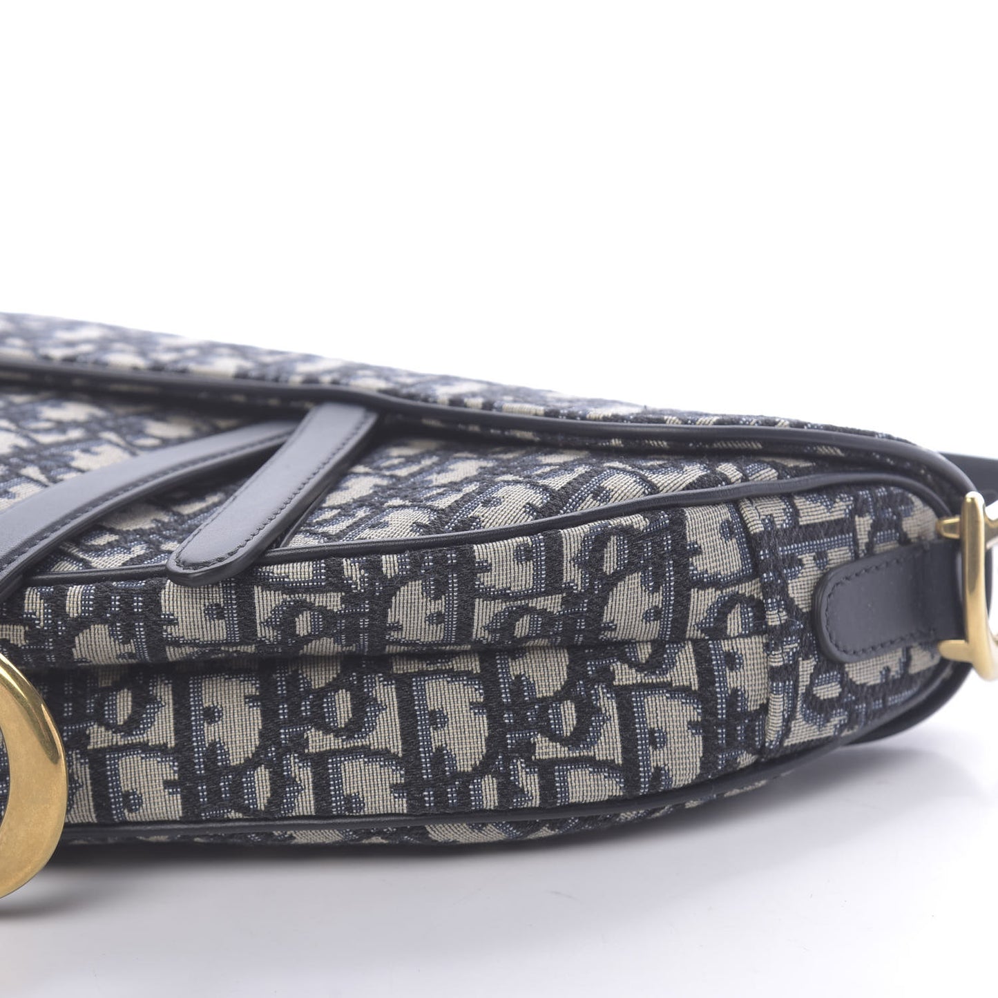 Oblique Saddle Bag Blue
