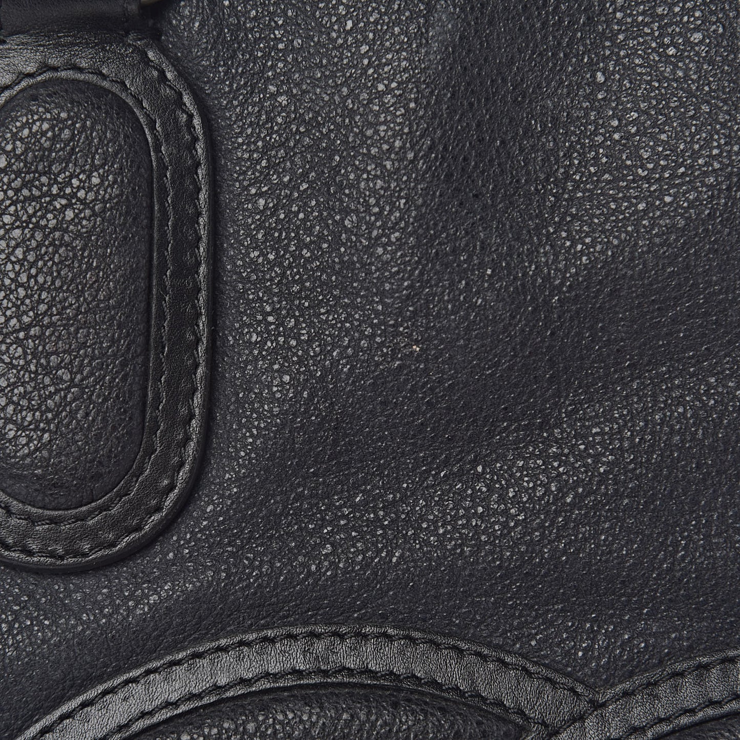 Calfskin CC Shoulder Bag Black