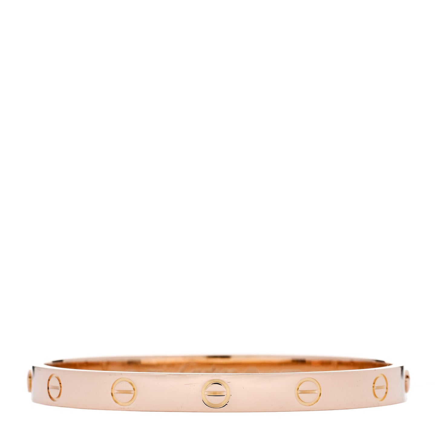 18K Pink Gold LOVE Bracelet 17