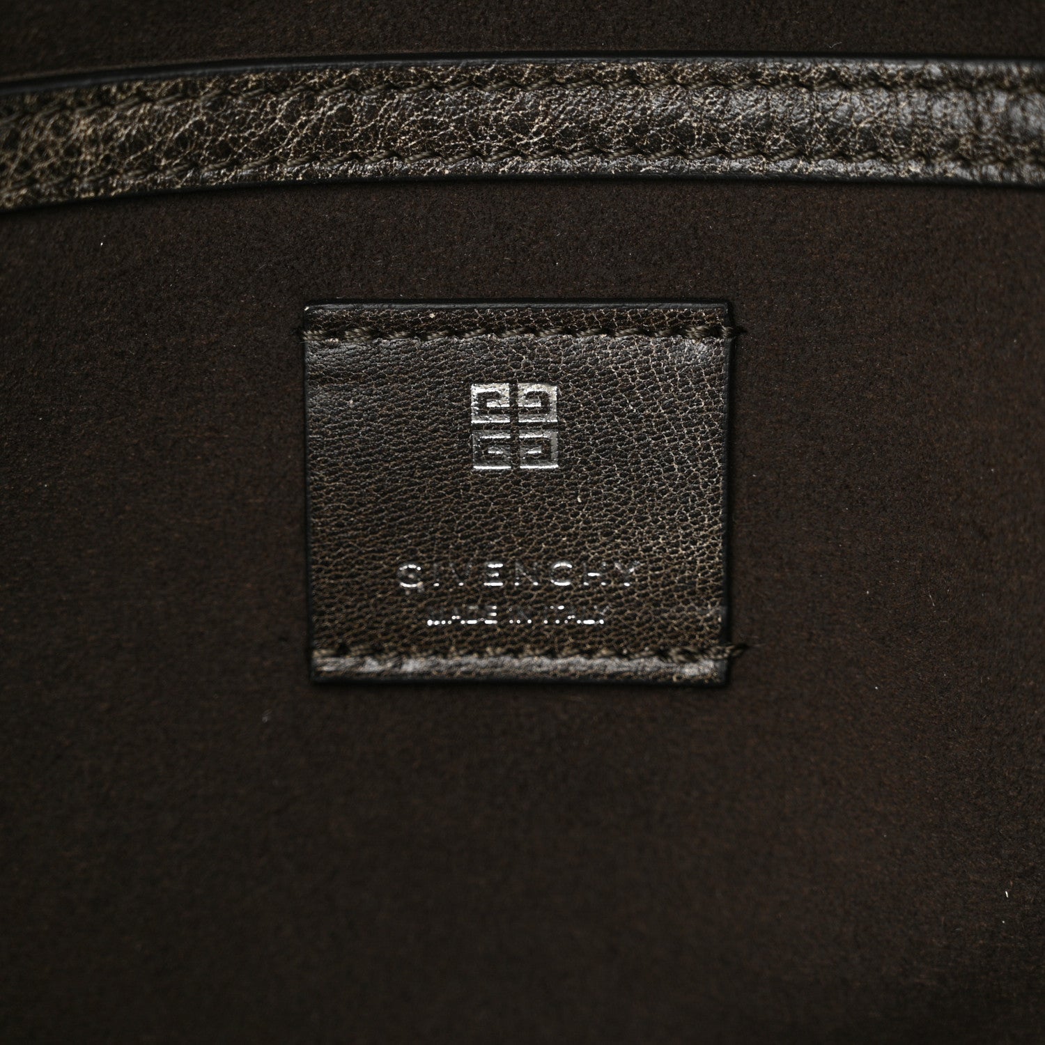 Givenchy Aged Calfskin Small Pandora Mens Crossbody Black Grey 6 of 12