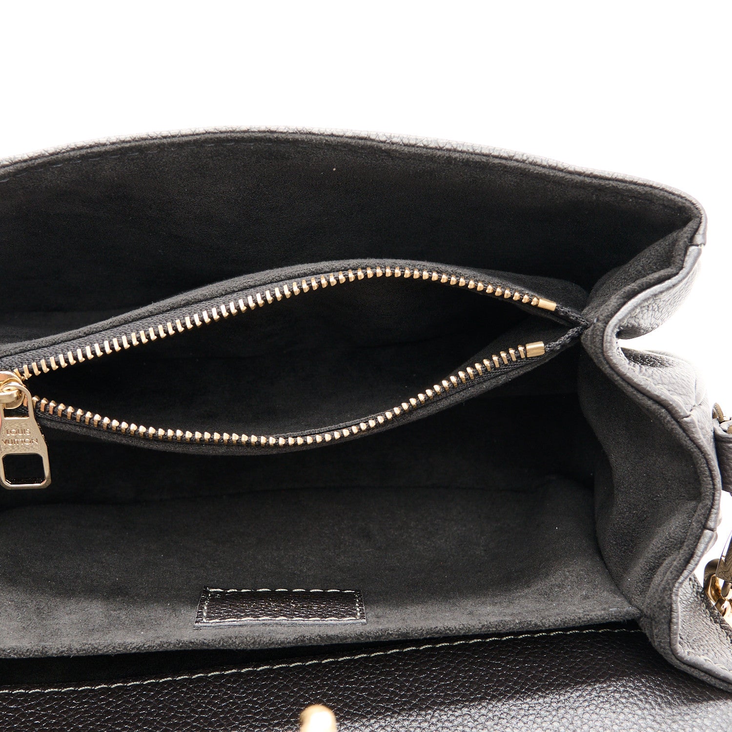Louis Vuitton Shimmery Empreinte LV Ski Pochette Metis East West Gun Metal 5 of 9