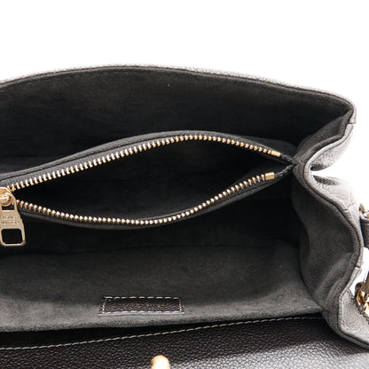 Louis Vuitton Shimmery Empreinte LV Ski Pochette Metis East West Gun Metal 5 of 9